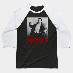 Dracula Vintage Poster Design Baseball T-Shirt